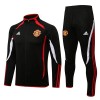 Manchester United Trainingsjack Pak 2022-23 Zwart Wit